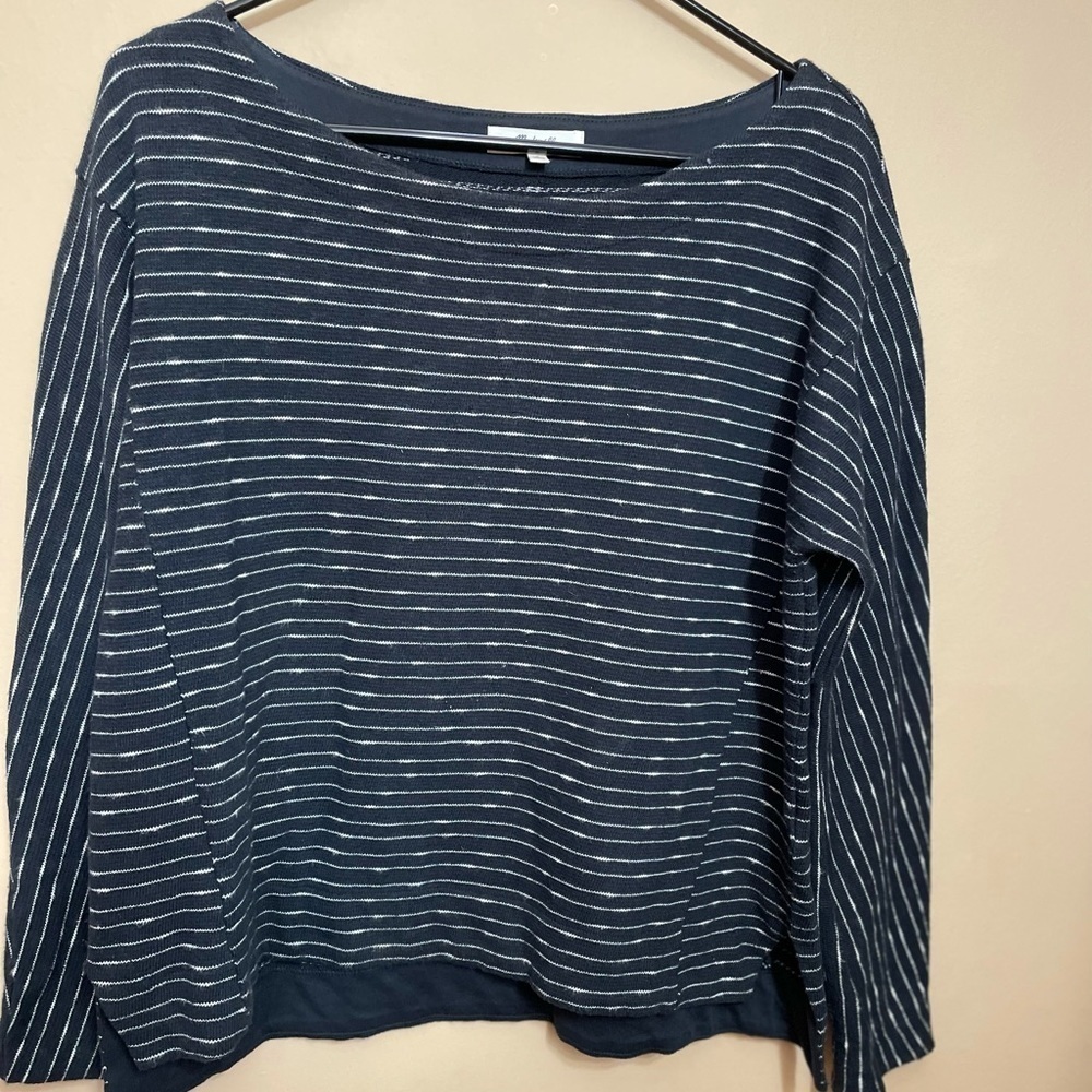 Madewell Striped Black White Sweater